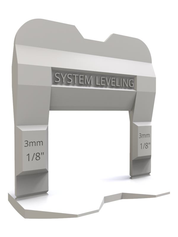 Tile leveling system clip